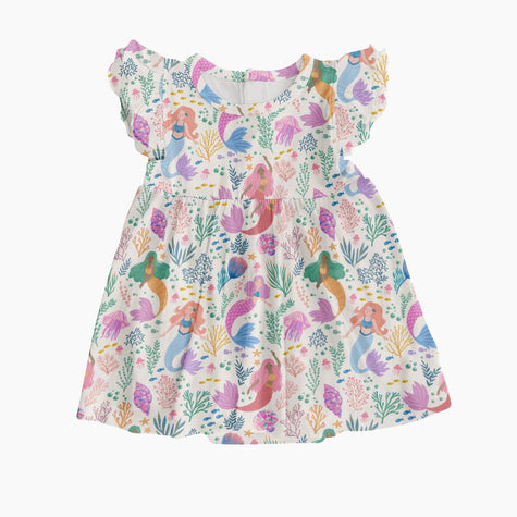 Mermaid Beach Bamboo Bodysuit Dress 