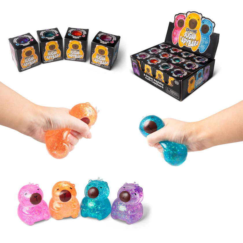 Scrunchems® Sugar Capybara Squishy Fidget Toy (1pc)