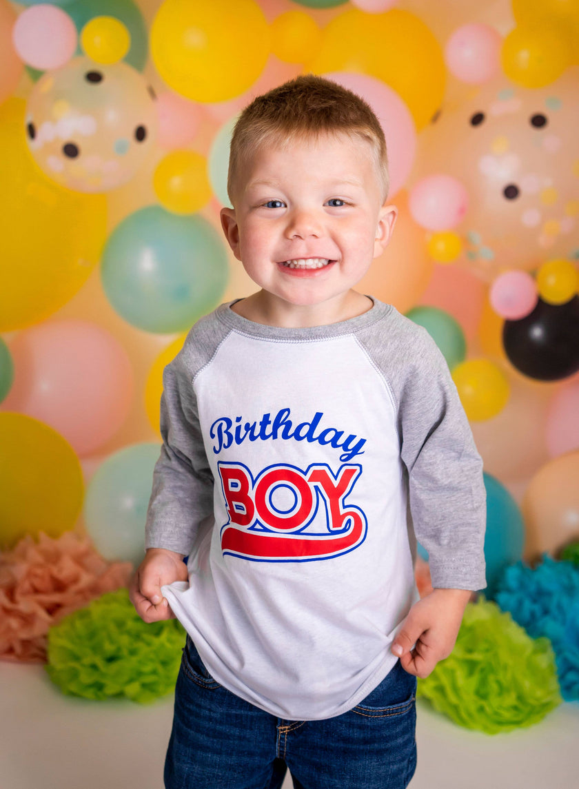 Birthday Boy Baseball Shirt-Boys Birthday Shirt