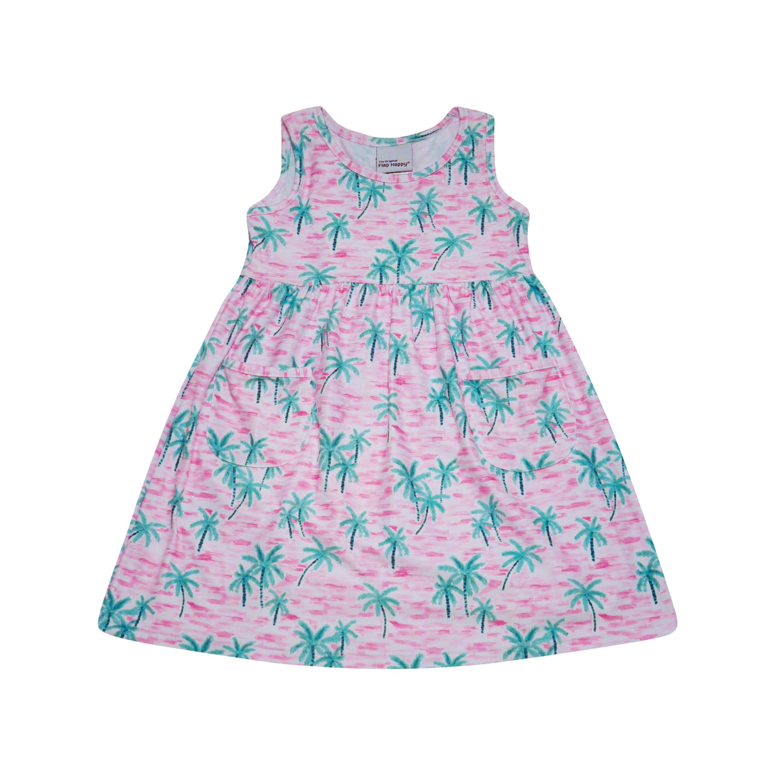 Kids UPF50+ Dahlia Sleeveless Dress w/ Pockets for Girls