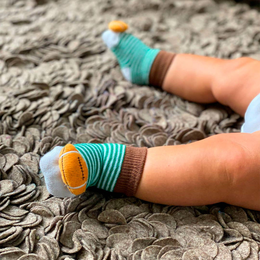 Football Rattle Socks