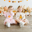 Pumpkin Embroidered Bow Baby Headband - Hair Accessories