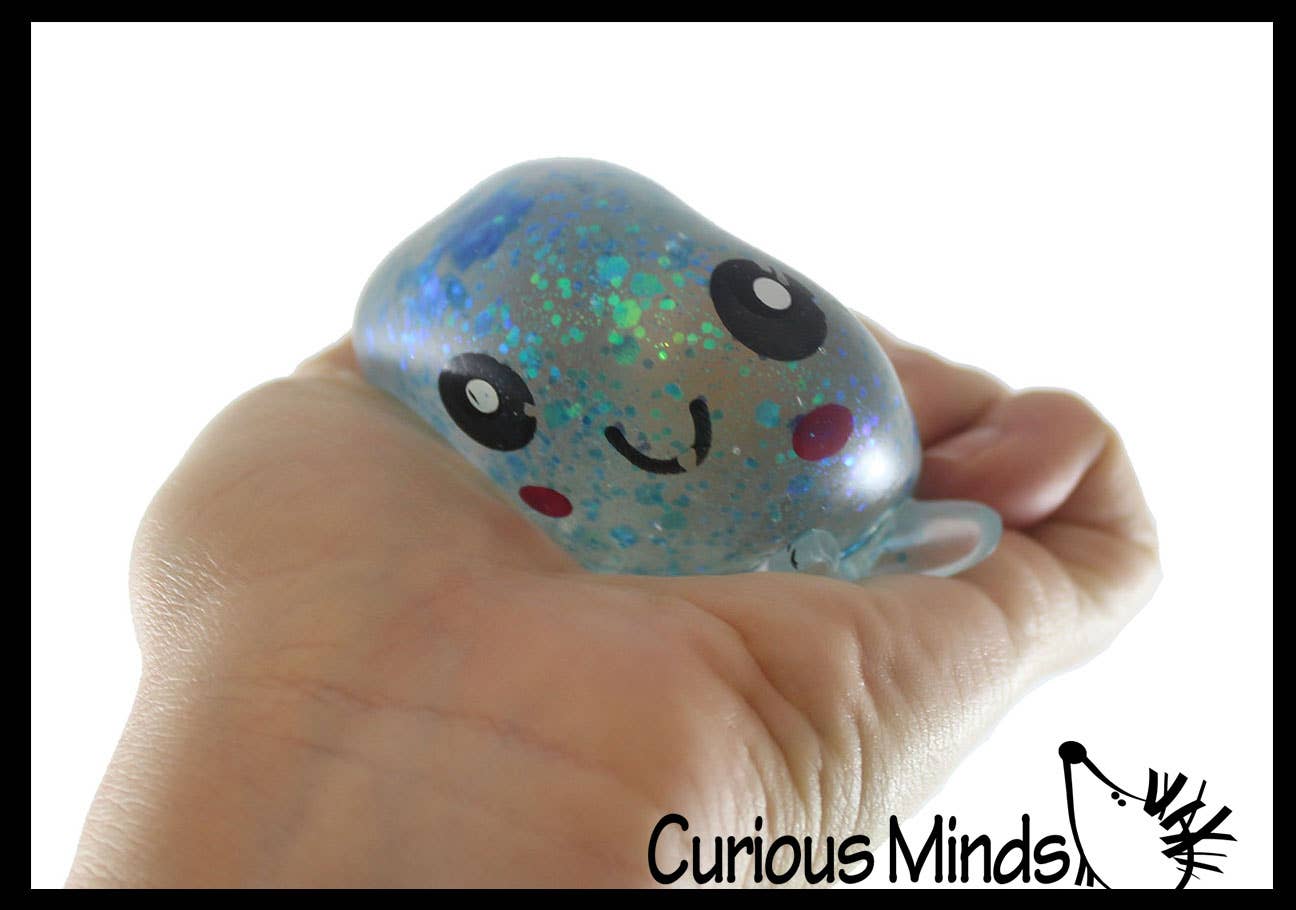 Octopus Sugar Ball Squishy Toy - Syrup Molasses Thick Glue/Gel Stress