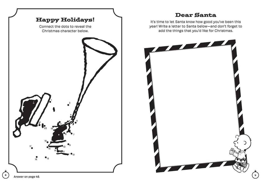 Peanuts: Merry Christmas, Snoopy and Friends Coloring Activity Book