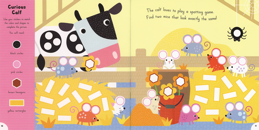 Match and Stick: On the Farm Sticker Book