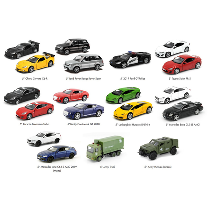 Die Cast Car 24 Piece Reorder Assortment C
