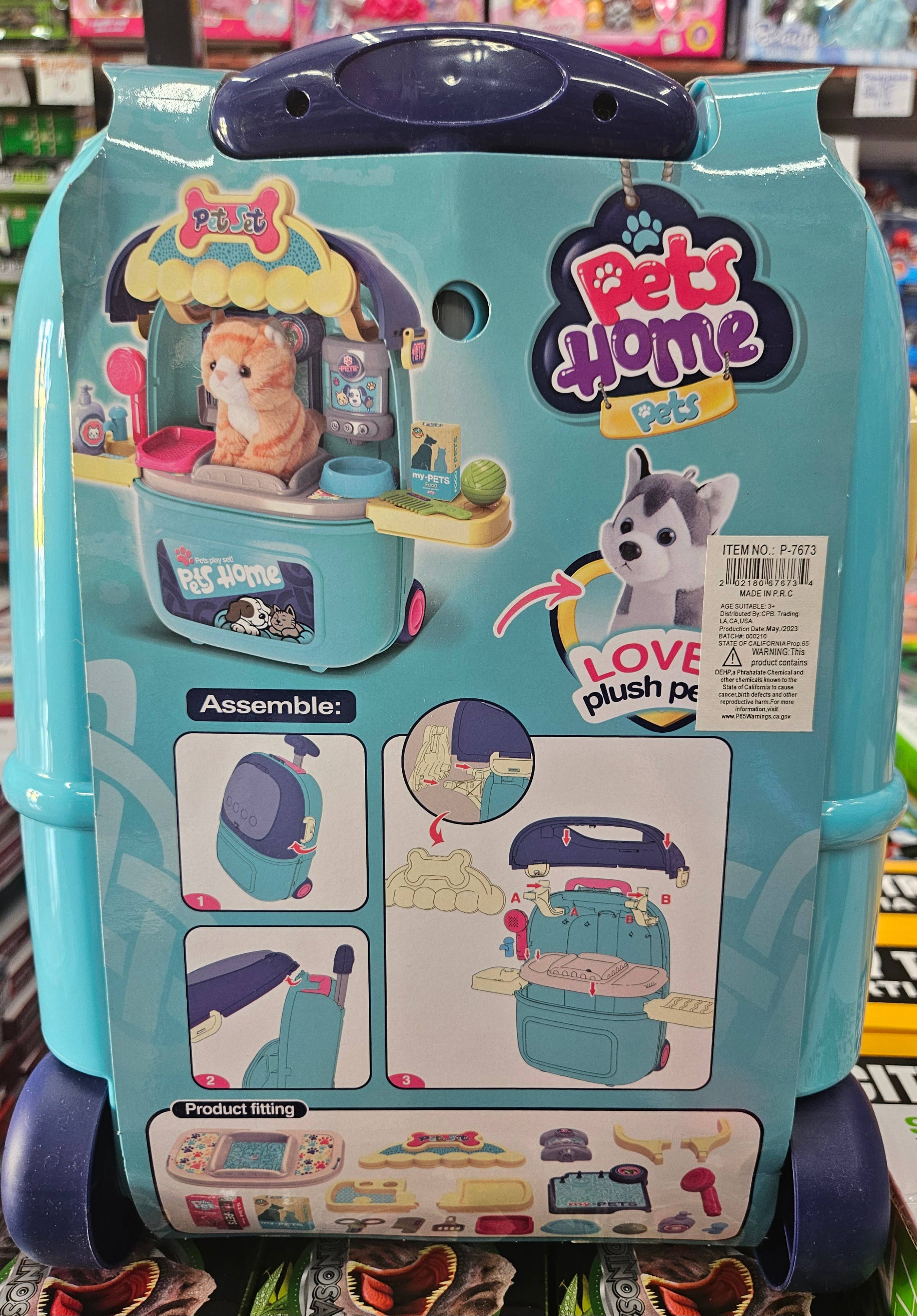 Pet Home Kitten Luggage Playset