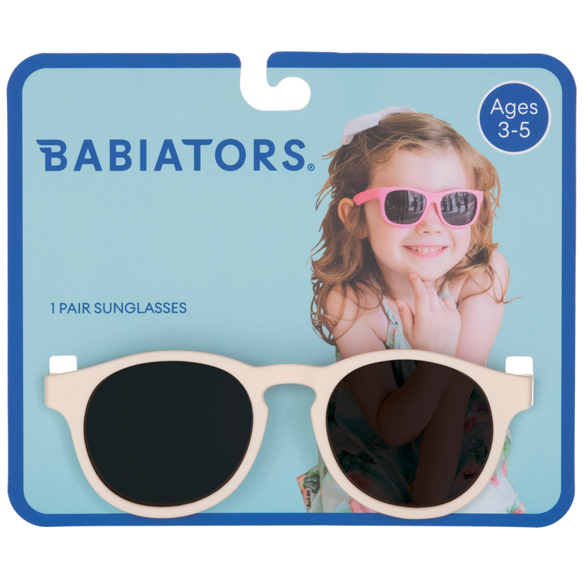 Cream Keyhole Kids Sunglasses
