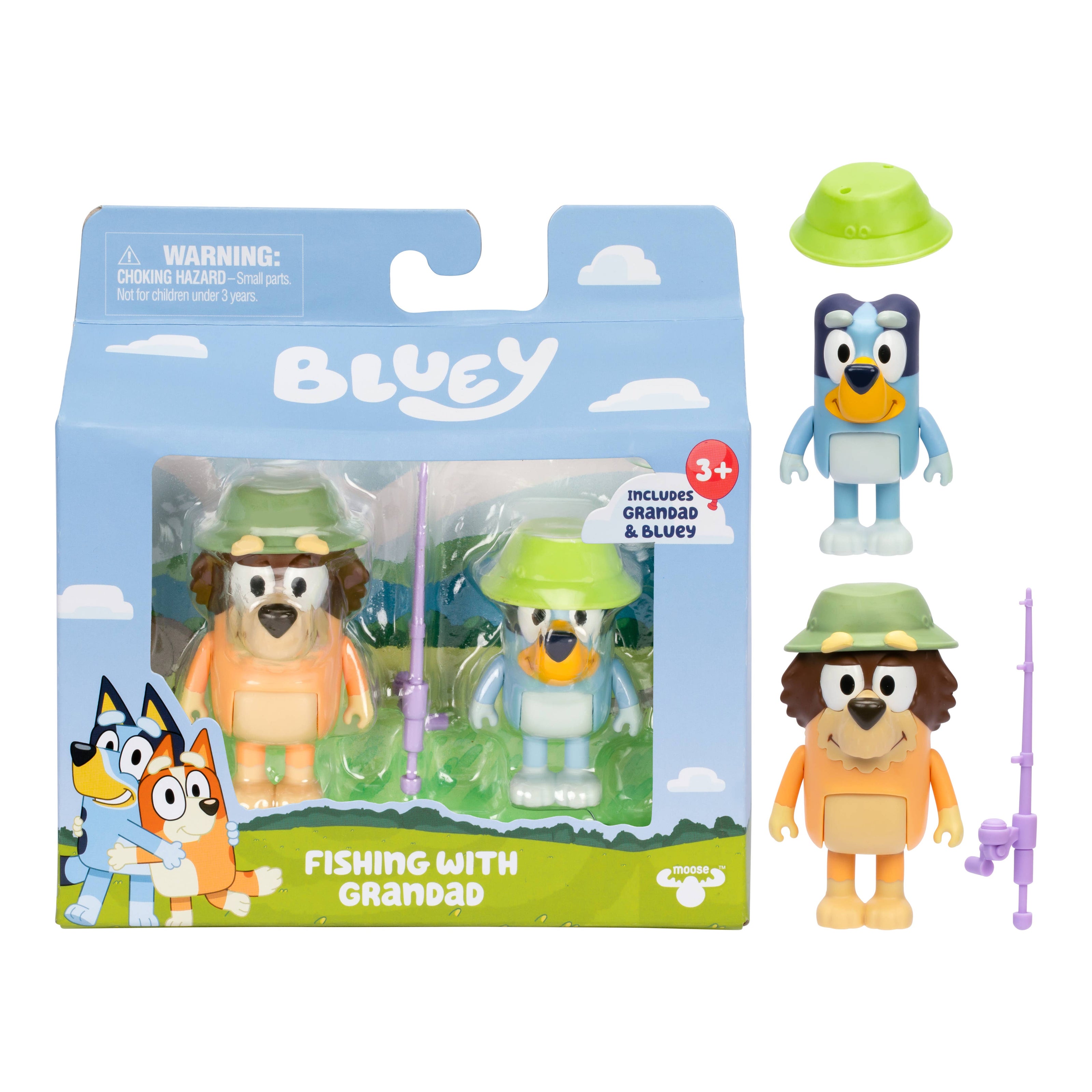 Moose Toys Bluey 2-Pack Figurine Toy Set