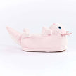 Lulu the Axolotl | Kid's Plush Animal Slippers with Grippers
