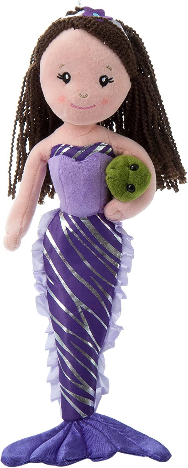 Mermaid w/ Turtle Doll Stuffed Animal (Pick Your Mermaid)