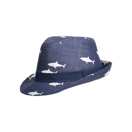Boys Hat - Navy Shark