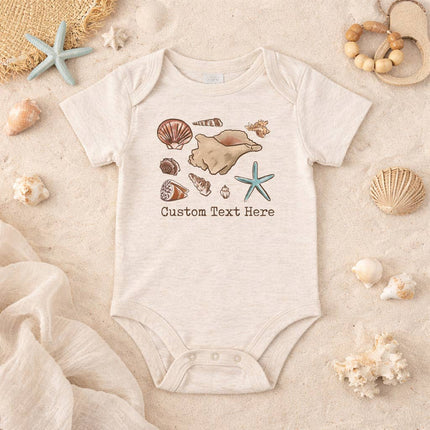 Punta Gorda, FL Souvenir Shell Beach Baby Bodysuit