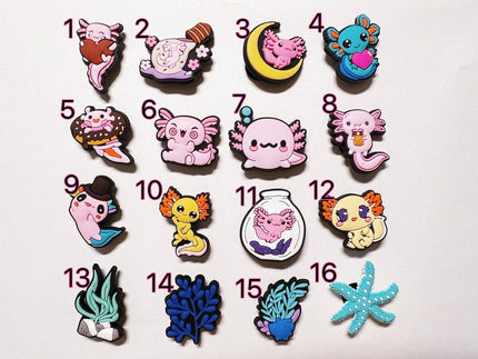 DELETE DUPLICATE Pick your own Axolotl shoe charms: #8