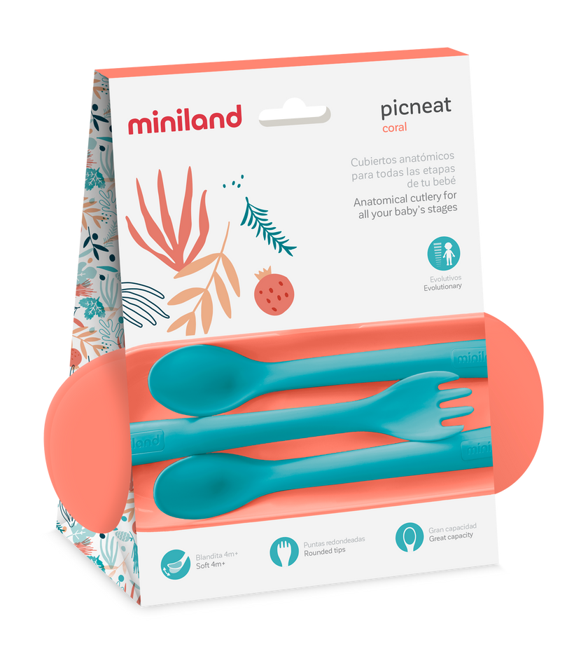 Picneat Mediterranean Coral Cutlery Set