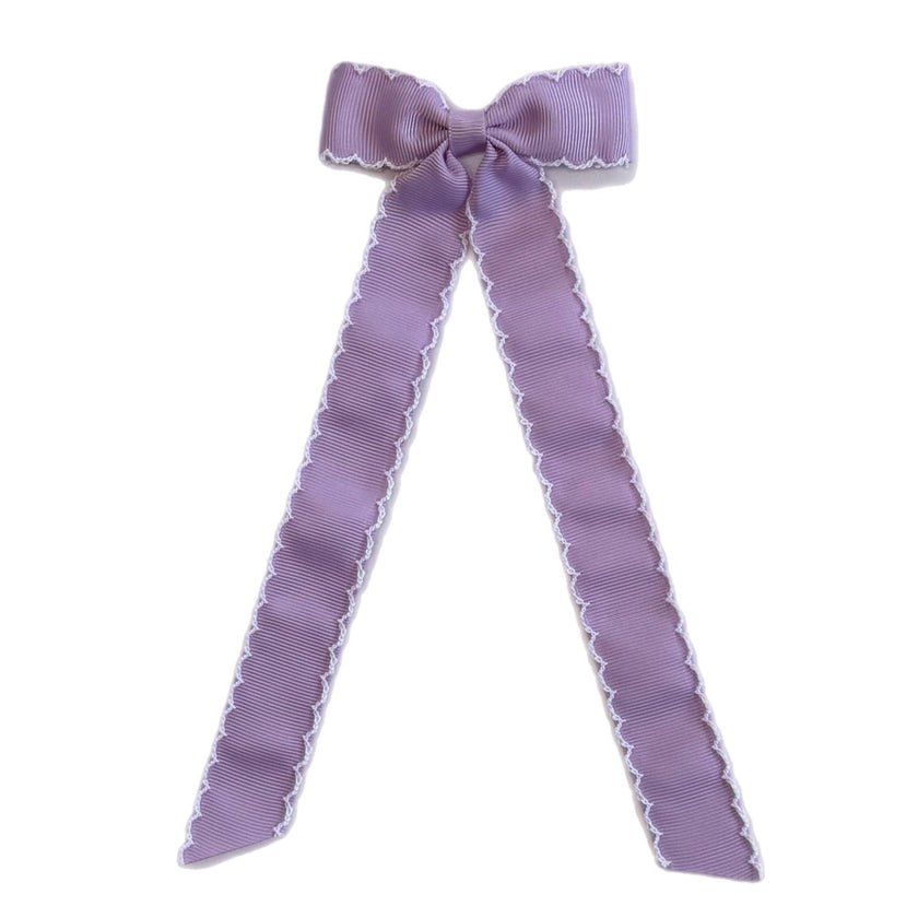Fun Longtail Solid Hair Bows