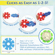 Brain Flakes 500 Piece Interlocking Plastic Disc Set | Stuffed Animal Plush