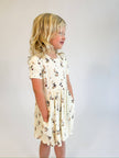 Pelicans Bamboo Short Sleeve Pocket Dress
