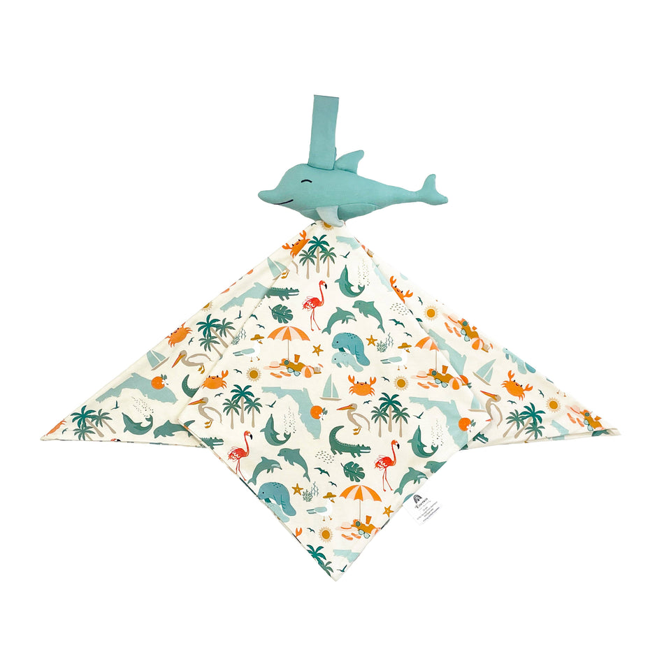 Explore Florida Dolphin Bamboo Baby Lovey