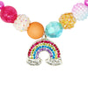 Rainbow Necklace and Bracelet Set
