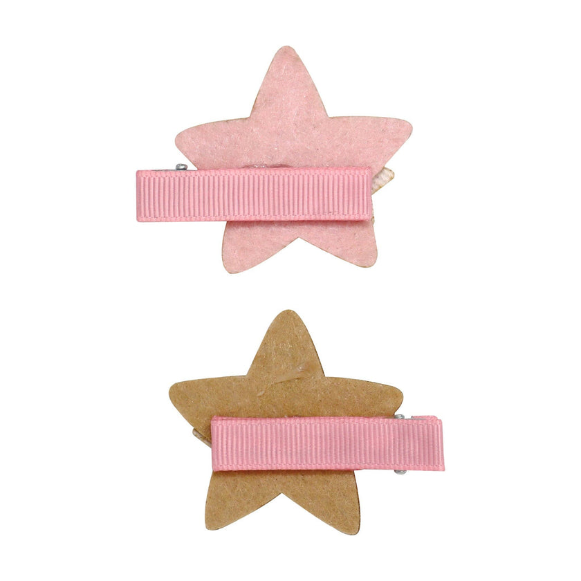 Shimmering Mermaid Star Hair Clips