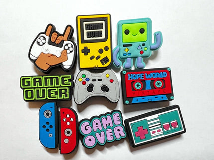 Pick your own GAME gamepad  game console shoe charms