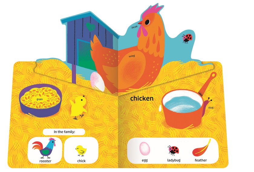 Pop Pop Pop. On the Farm Board Book