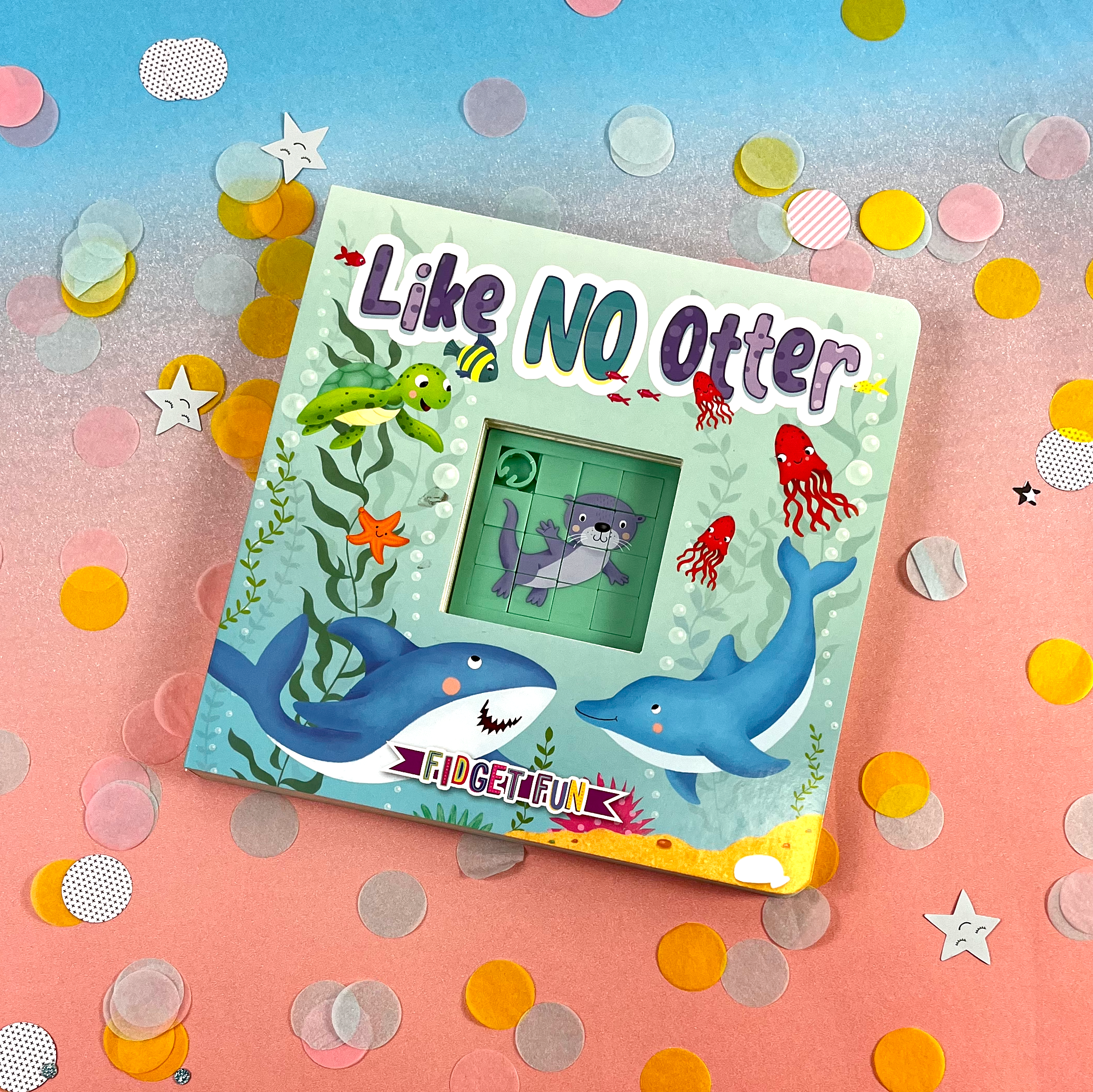 Like No Otter - Touch and Play Fidget Puzzle Slider Board Book