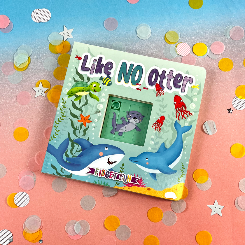 Like No Otter - Touch and Play Fidget Puzzle Slider Board Book