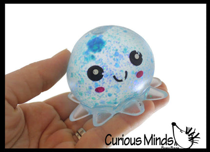 Octopus Sugar Ball Squishy Toy - Syrup Molasses Thick Glue/Gel Stress