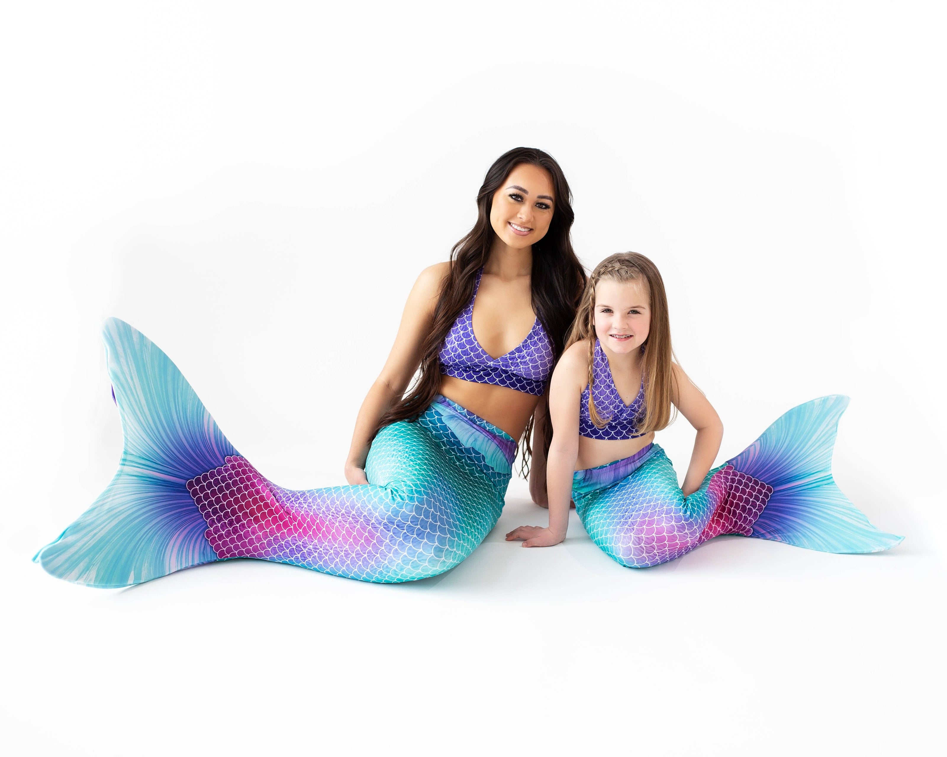 Mermaid Magic Mermaid Tail + Monofin Set for kids, girls, teens, and women (pool toy)