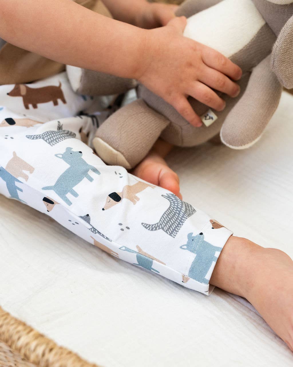 Dog Sleeveless Baby Jumpsuit (Organic Jersey)