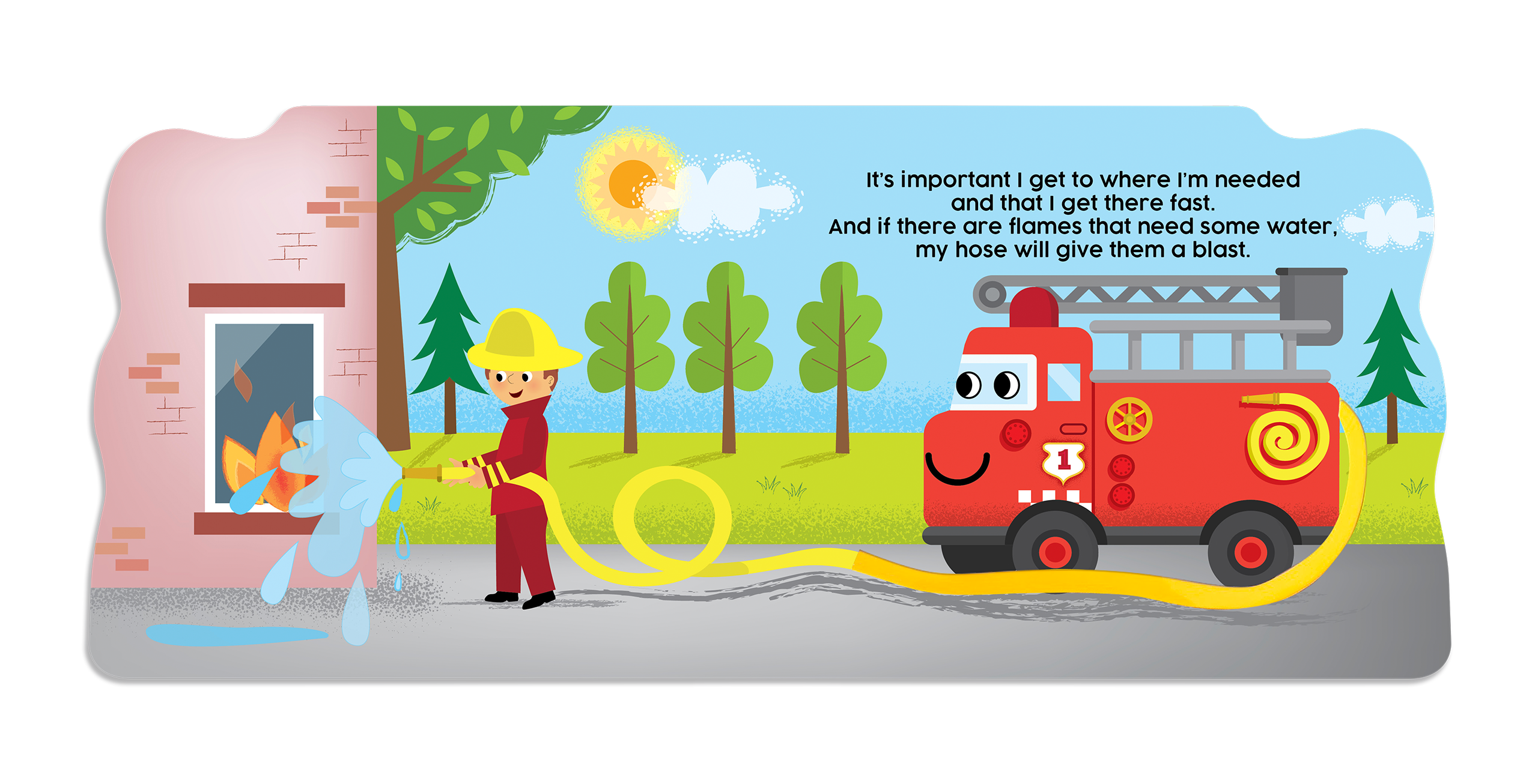 Friendly Fire truck Book