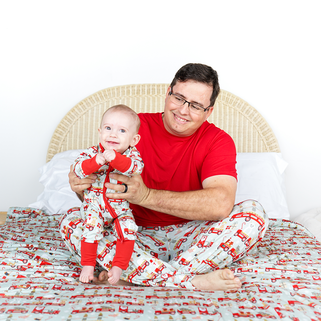 Christmas Train Convertible Baby Pajama