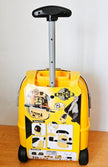 2 in 1 Deluxe Tool Kids Luggage Playset - Yellow