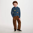 Kids Wide Leg Corduroy Pants | Beige