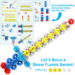 Brain Flakes 500 Piece Interlocking Plastic Disc Set | Stuffed Animal Plush