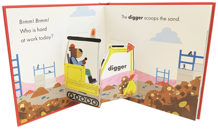 Pop-Up Vehicles, Let's Dig! Board Book