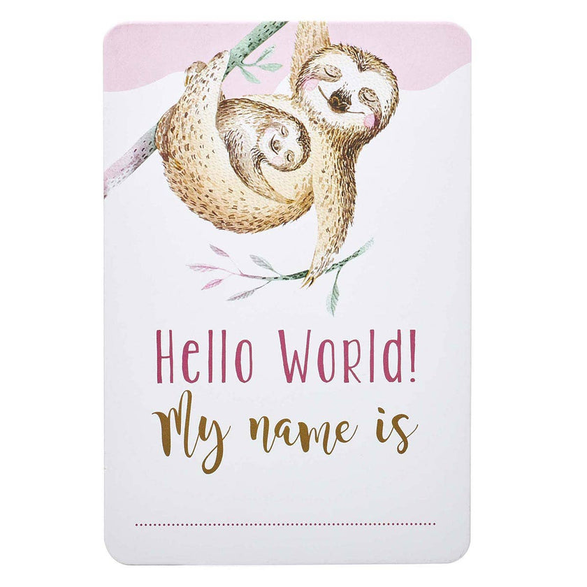 Card Box My Baby Girl's Milestones