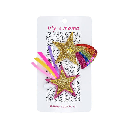 Shiny Stars Hair Clip - Multi