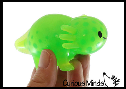 Axolotl Water Bead Filled Squeeze Stress Ball - Sensory Toy