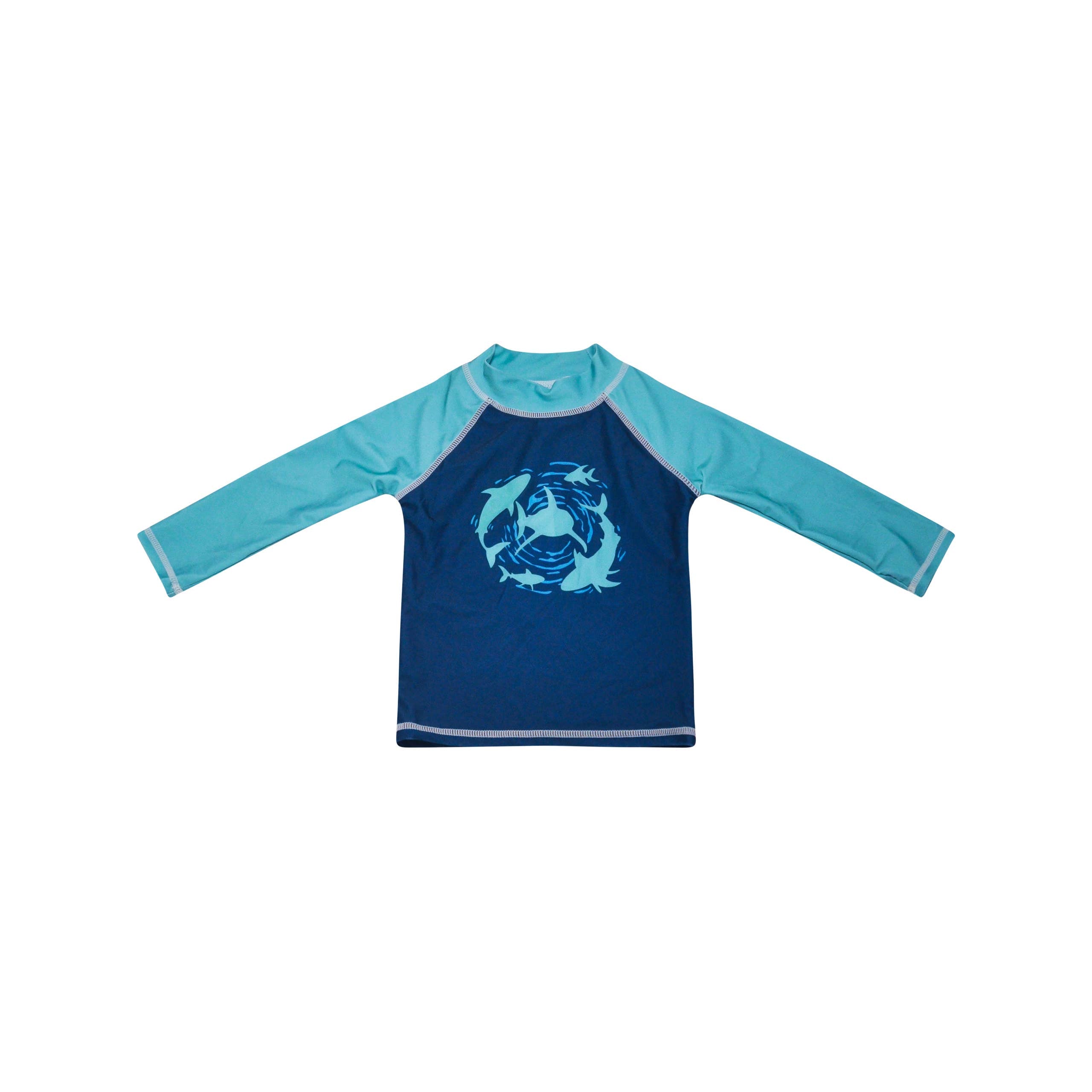Kids UPF50+ Graphic Rash Guard Swim Top for Boys
