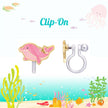 Clip On Earrings | Dazzling Dolphin Earrings for Summer