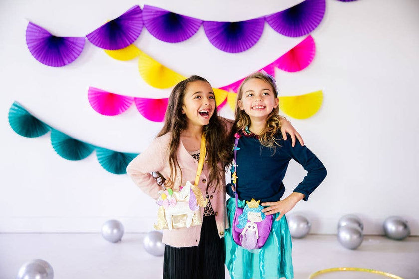 Butterfly Hair Clip- Purple and Yellow