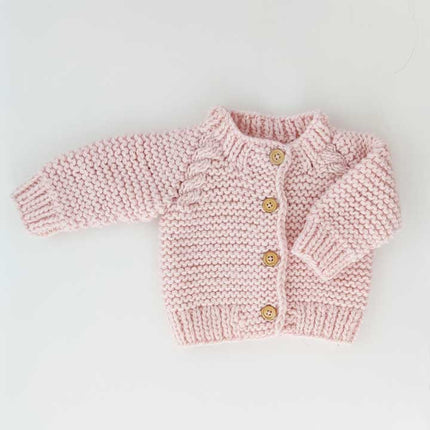 Huggalugs Sweater Garter Stich (PINK)
