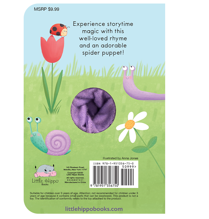 The Itsy Bitsy Spider Oversized Finger Puppet Book