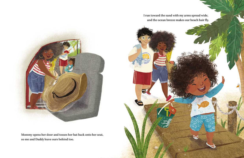 Beach Hair Hardcover Book