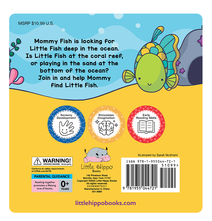 Peek and Seek- In the Ocean  -With Lift-the-Flap Felt Piece Book
