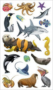 Temporary Tattoos That Teach: Ocean Animals