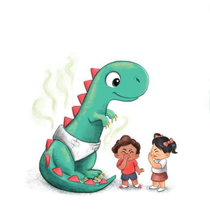 How to Potty Train a Dinossaur Board Book